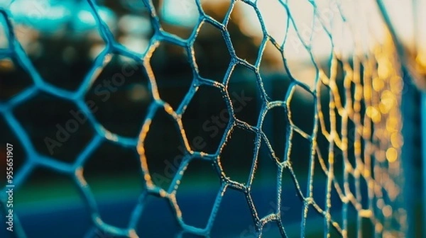 Obraz Shallow Depth Photo Of Soccer Net