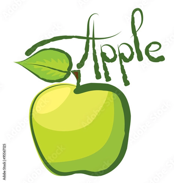 Fototapeta Vector Apple