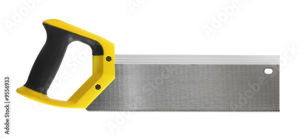 Obraz Backsaw aka Tenon saw on white