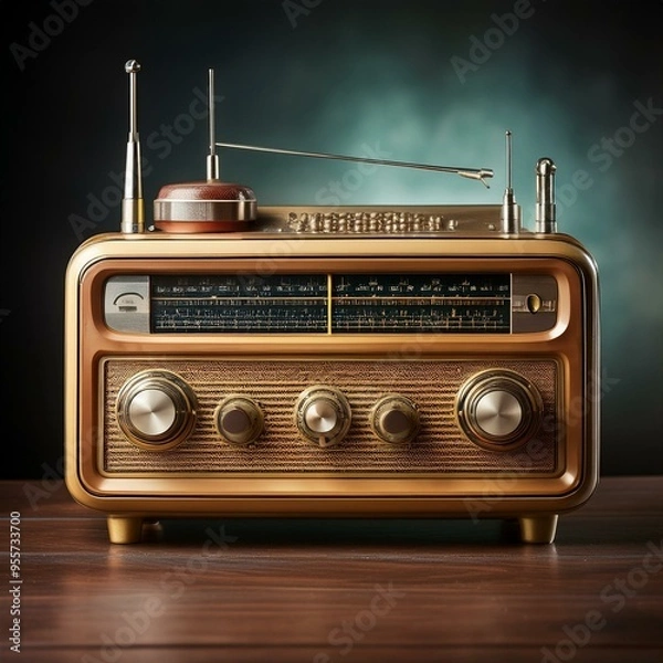 Obraz Antilo radio illustration
