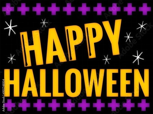 Fototapeta ハロイン ロゴ