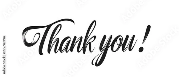 Obraz Thank you background