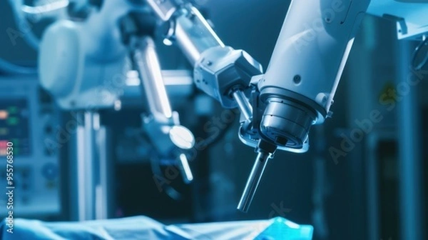 Obraz Surgical Robot Arm in Operating Room