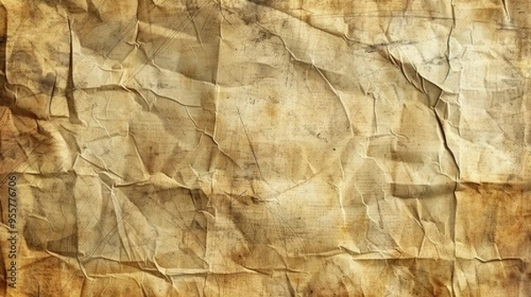 Fototapeta empty vintage old paper background. brown beige grunge paper of ancient paper texture.
