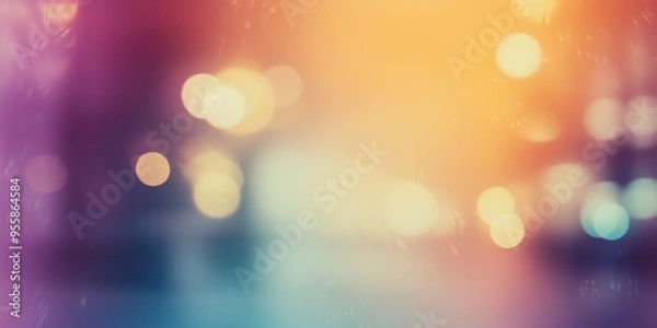 Fototapeta Overlay light effect for photo and mockups. Colored film burn photo overlay. Rainbow lens leaks prism colors.
