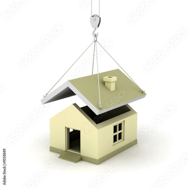 Obraz building of house