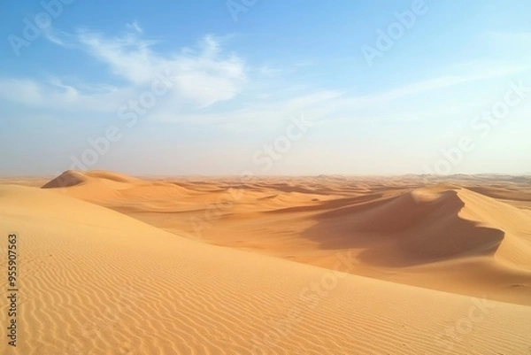 Fototapeta The Empty Quarter Desert in Saudi Arabia , ai