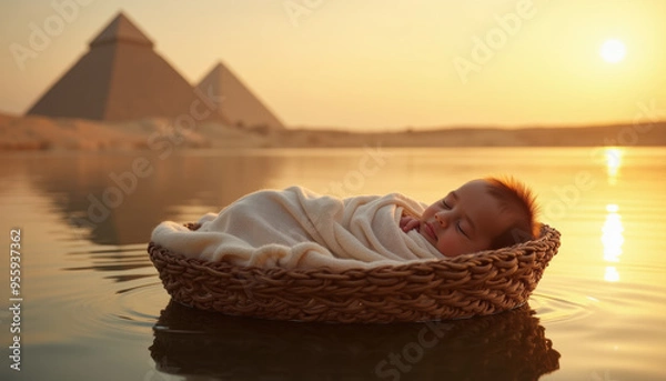 Obraz Baby Moses