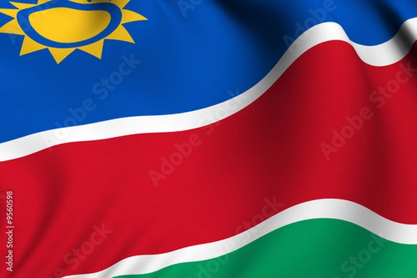 Fototapeta Rendered Namibian Flag