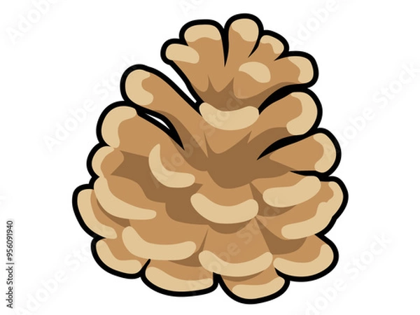 Obraz 松ぼっくり（黒縁あり）