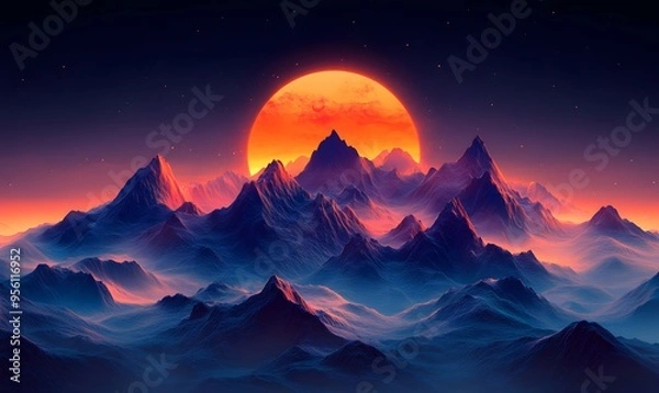 Fototapeta 《mountains》