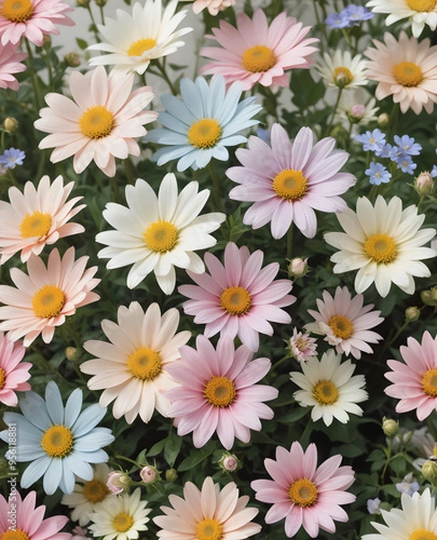 Obraz Colorful Flowers Background