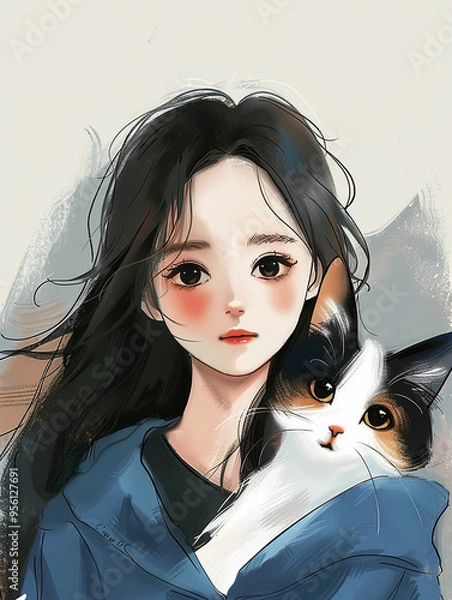 Fototapeta anime character