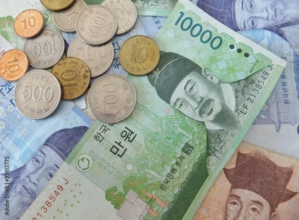 Fototapeta 外国のお金