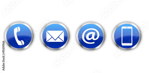 Obraz Kontakt Buttons