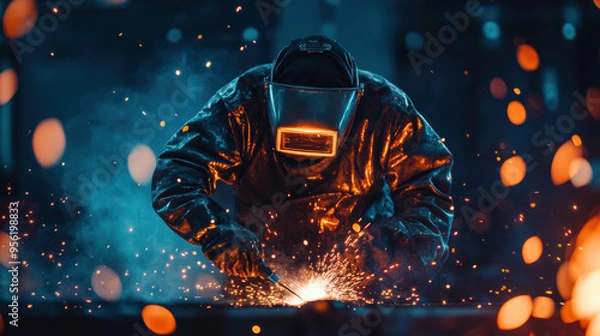 Fototapeta Welder at Work.