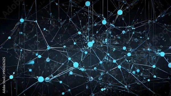 Fototapeta Digital background, can be used in the description of network abilities, technological processes, digital storages, science, education, etc.
