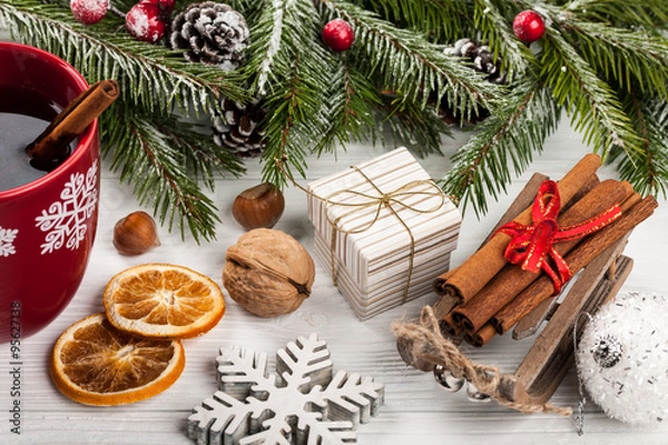 Fototapeta Christmas background