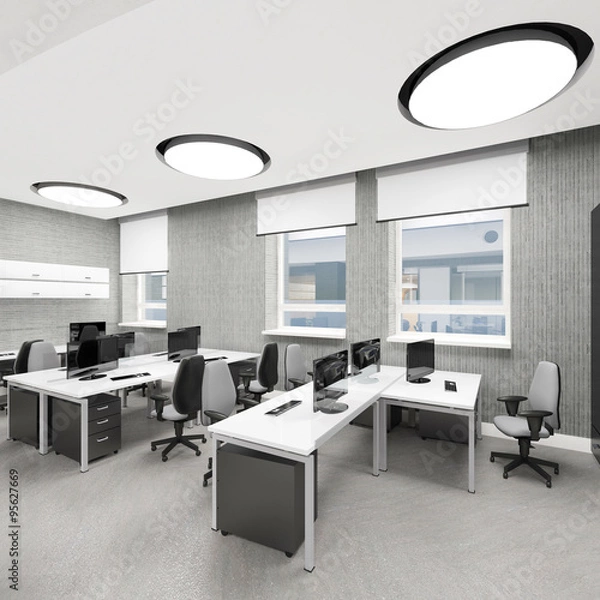 Obraz Empty modern office interior work place