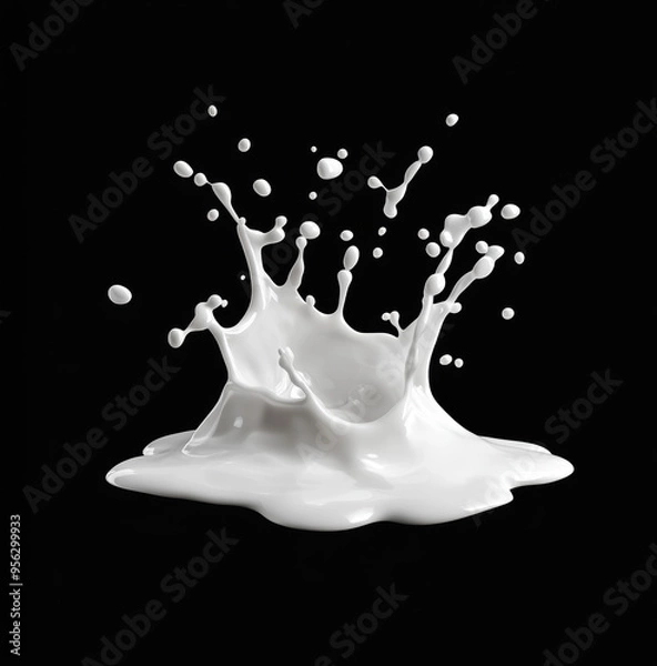 Fototapeta Milk Splash.