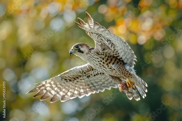 Fototapeta hawk in flight