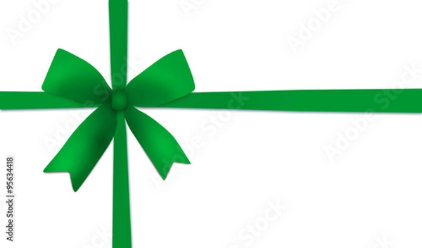 Fototapeta green bow