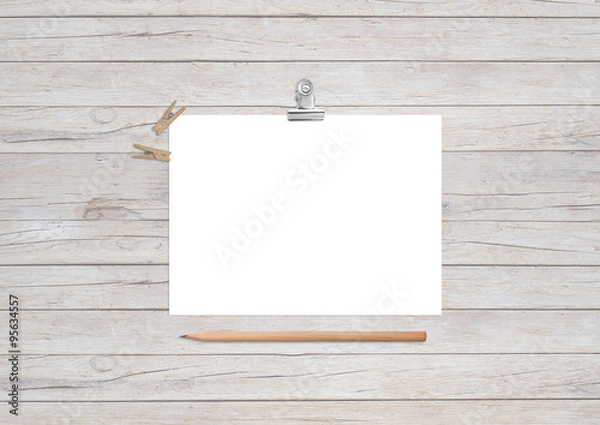 Obraz Greeting Card mockup, horizontal