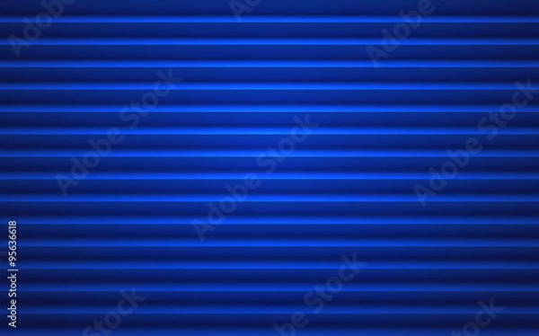 Obraz Blue striped wall texture - horizontal background