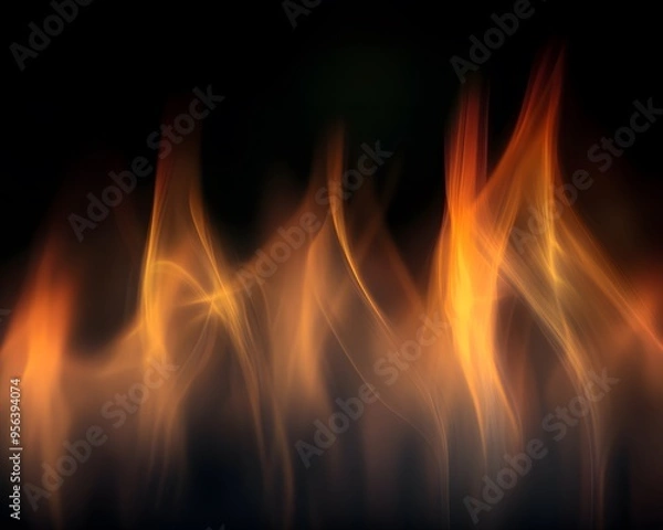 Fototapeta blurred fire flames background