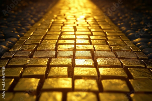 Obraz Yellow brick road