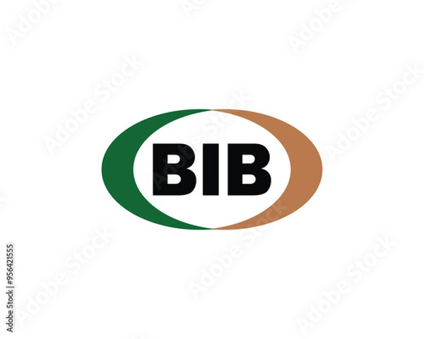 Fototapeta BIB Logo design vector template. BIB