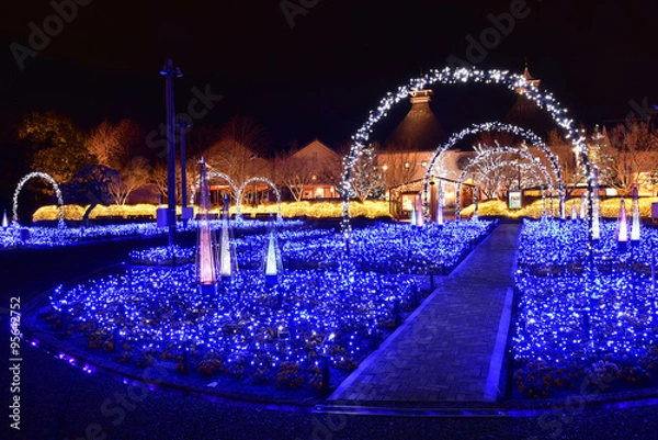 Obraz Winter illumination in Mie, Japan