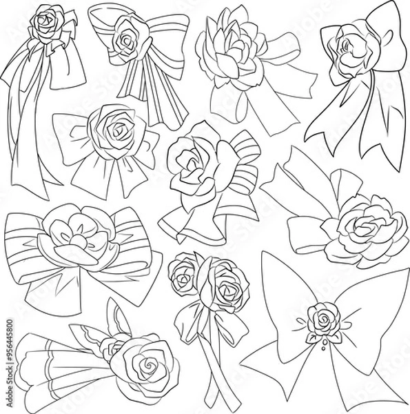 Obraz seamless pattern with roses