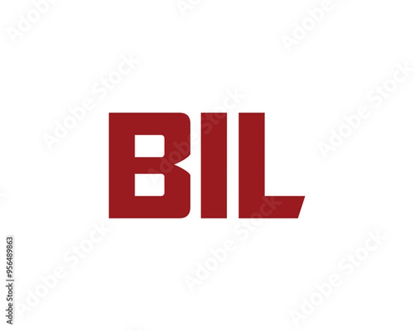 Obraz BIL logo design vector template. BIL