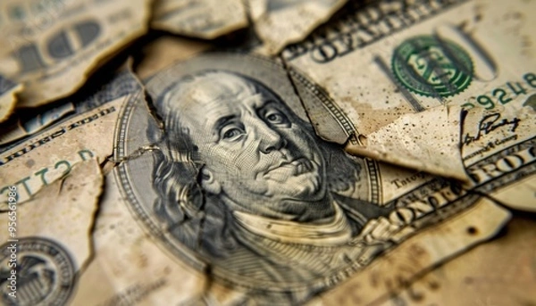 Obraz Broken Dollar