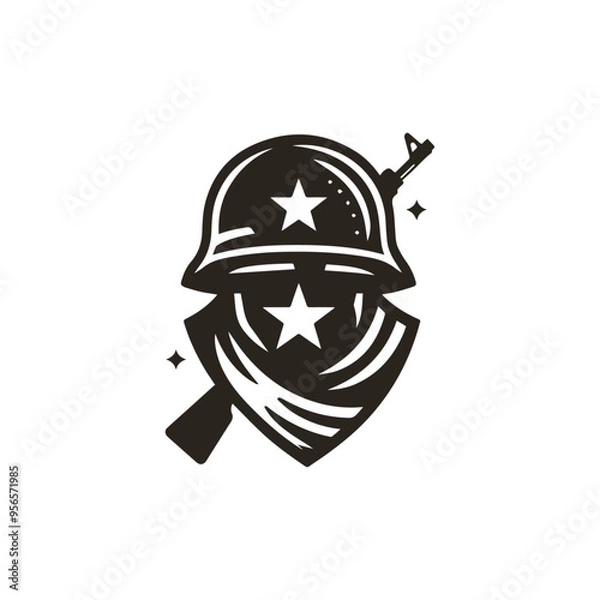Fototapeta Soldier Logo