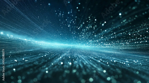 Fototapeta Abstract science fiction outer space and time travel concept background