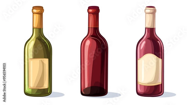 Obraz A Diverse Collection of Wine, Antiques, and Game-Inspired Elements