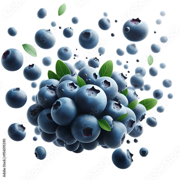 Obraz Falling Blueberry