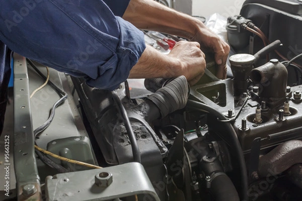 Fototapeta Auto mechanic