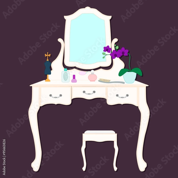 Obraz Women dressing table