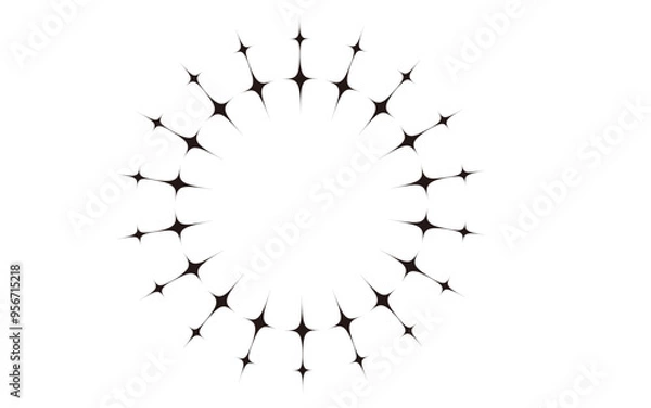 Obraz 光モチーフのデザイン、フレーム。ゴシック風。