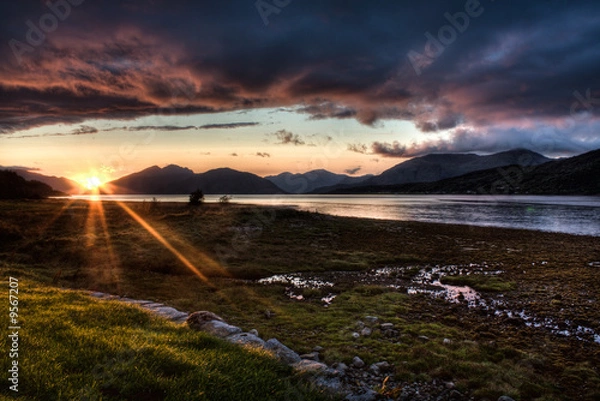 Obraz Scottish Sunset