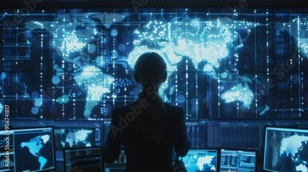 Fototapeta Collection of hand-drawn spring blossoms and leafy branches, ideal for Thanksgiving decor and clipart