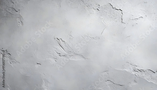 Fototapeta gray plaster concrete wall texture background
