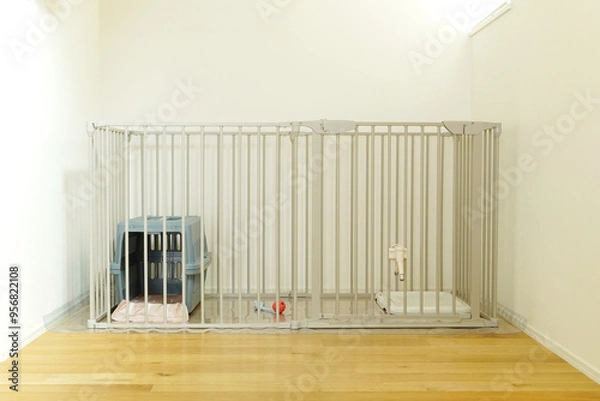 Obraz 犬のケージ 犬スペース