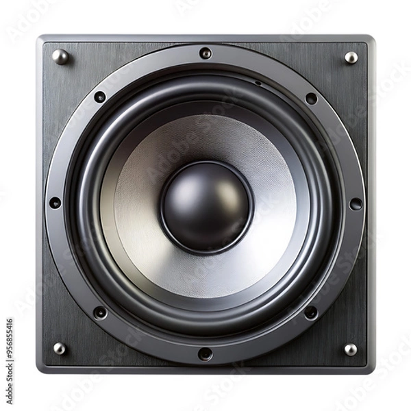 Fototapeta speaker isolated on white background