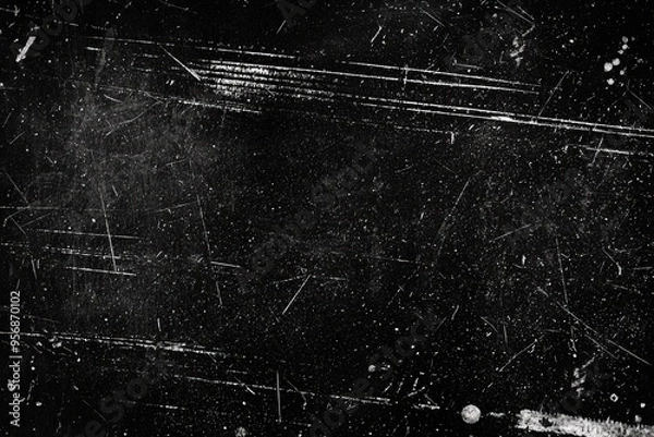 Fototapeta Scratched and worn surface