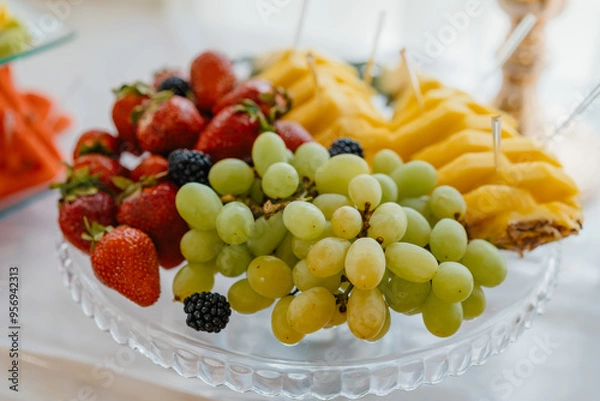 Obraz salad on a plate
