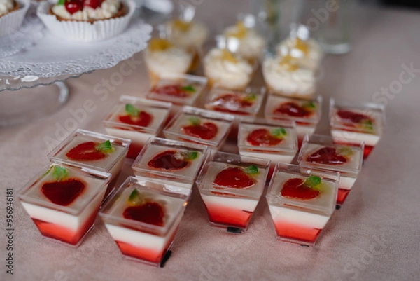 Obraz canape with salmon and cheese